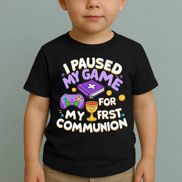 My First Communion Video Game Controller Toddler T-Shirt