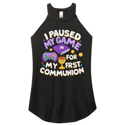 My First Communion Video Game Controller Women's Perfect Tri Rocker Tank