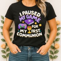 My First Communion Video Game Controller Womens T-Shirt