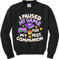 My First Communion Video Game Controller Kids Sweatshirt