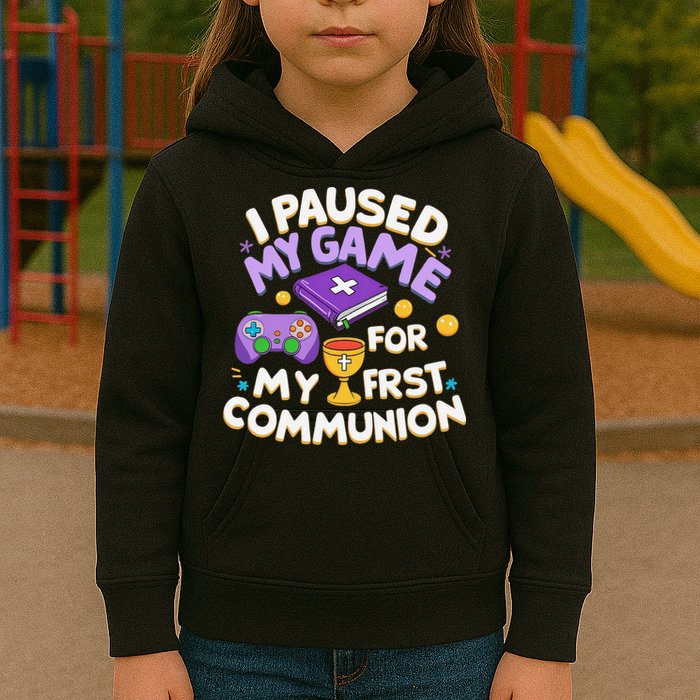 My First Communion Video Game Controller Kids Hoodie