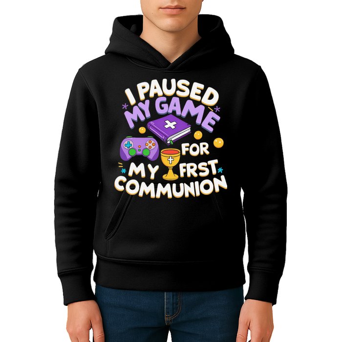 My First Communion Video Game Controller Kids Hoodie