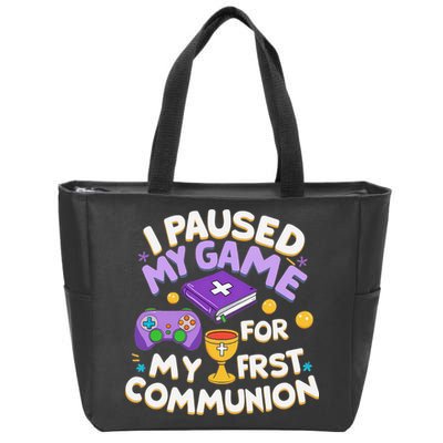 My First Communion Video Game Controller Zip Tote Bag