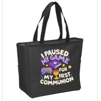 My First Communion Video Game Controller Zip Tote Bag