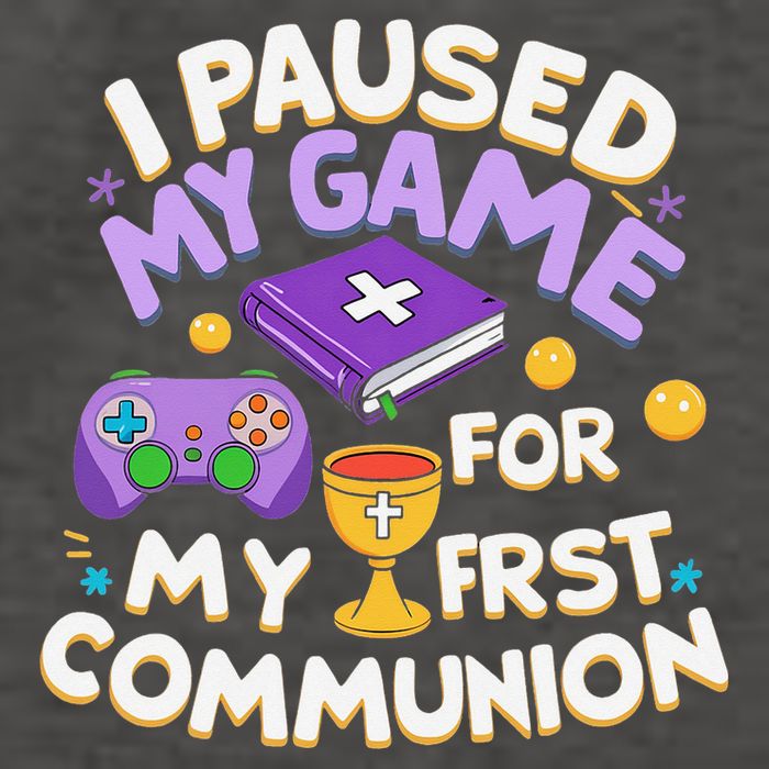 My First Communion Video Game Controller Vector Backpack