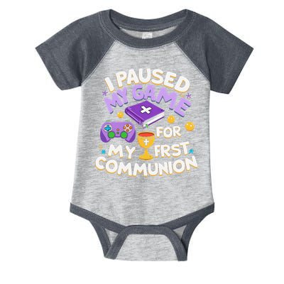 My First Communion Video Game Controller Infant Baby Jersey Bodysuit