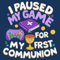 My First Communion Video Game Controller Infant Baby Jersey Bodysuit