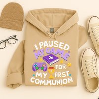My First Communion Video Game Controller Hoodie