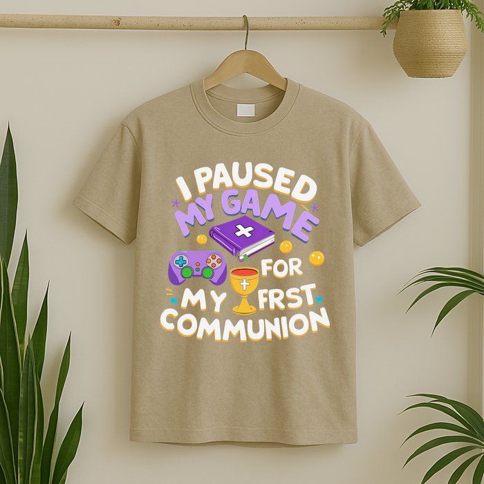 My First Communion Video Game Controller T-Shirt