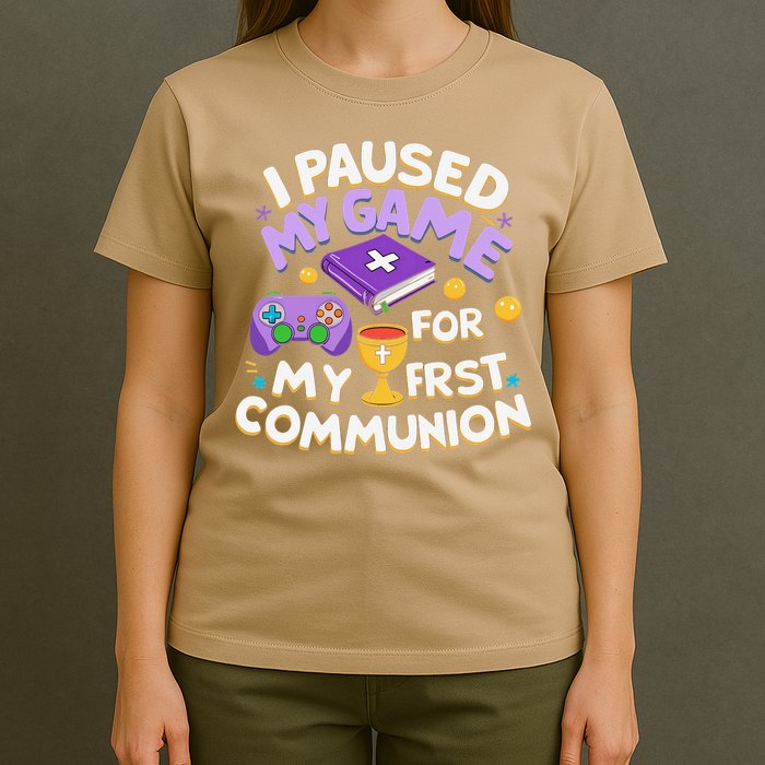 My First Communion Video Game Controller T-Shirt