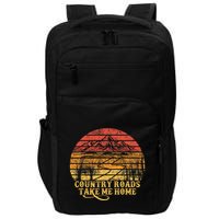 Music Fans Country Roads Take Me Home Impact Tech Backpack