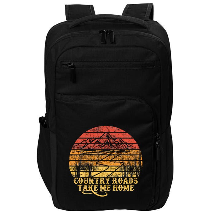 Music Fans Country Roads Take Me Home Impact Tech Backpack