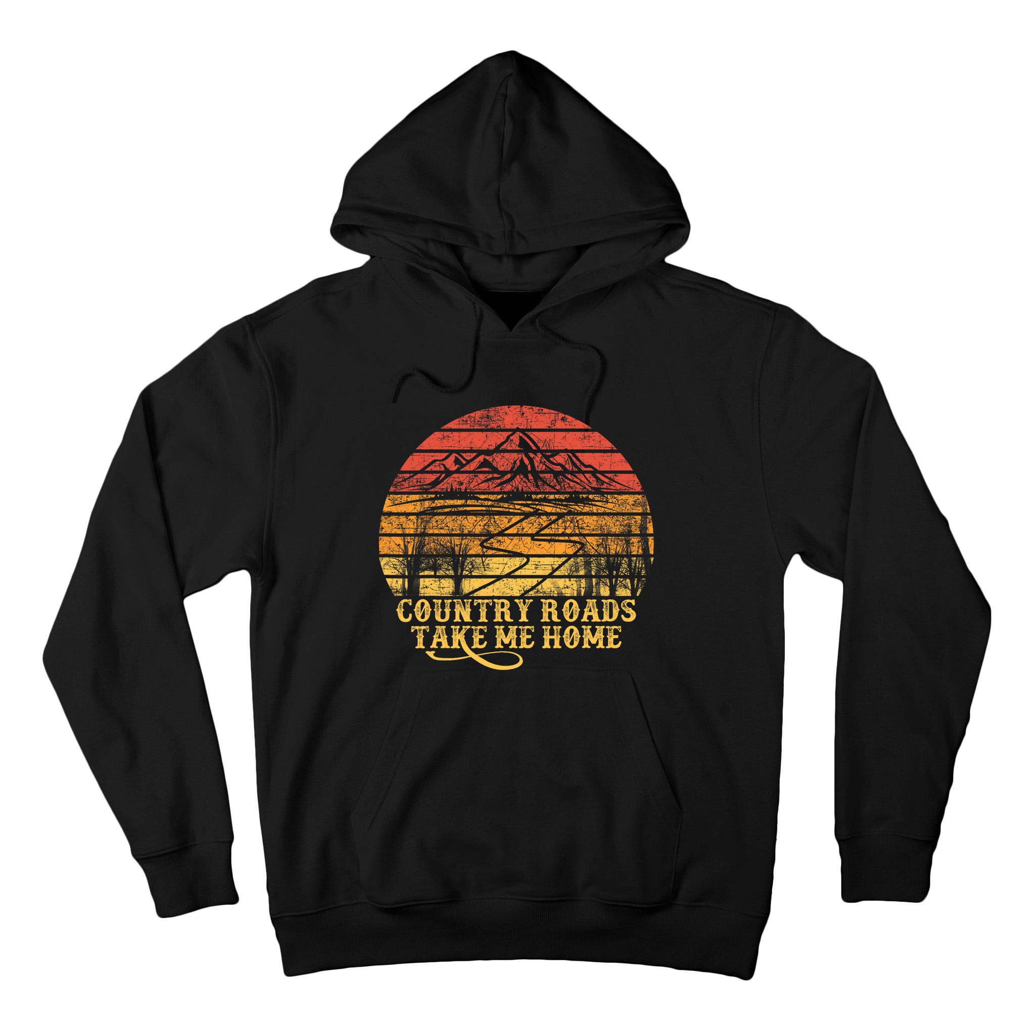 Music Fans Country Roads Take Me Home Tall Hoodie