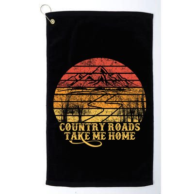 Music Fans Country Roads Take Me Home Golf Towel