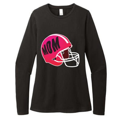 Mom Football Coach Mom's American Football Helmet Cool Gift Womens CVC Long Sleeve Shirt