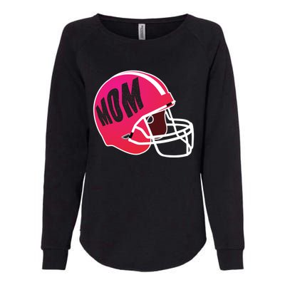 Mom Football Coach Mom's American Football Helmet Cool Gift Womens California Wash Sweatshirt