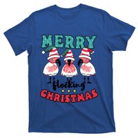 Merry Flocking Christmas Design Christmas Flamingo Great Gift T-Shirt