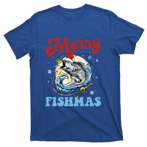 Merry Fishmas Christmas Fishing Holiday Funny Gift T-Shirt