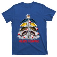 Merry Fishmas Christmas Tree Fish Fishing Fisher Xmas Cute Gift T-Shirt