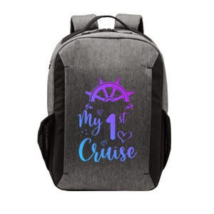 My First Cruise Men Women And Funny Cruise Vector Backpack