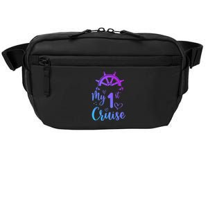 My First Cruise Men Women And Funny Cruise Crossbody Pack