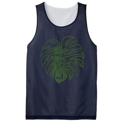 Monstera Funny Crazy Plant Lady Monstera Deliciosa Mesh Reversible Basketball Jersey Tank