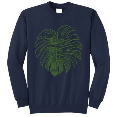 Monstera Funny Crazy Plant Lady Monstera Deliciosa Tall Sweatshirt