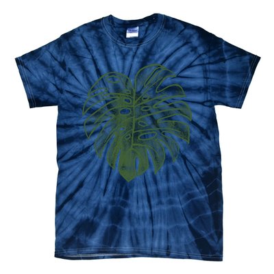 Monstera Funny Crazy Plant Lady Monstera Deliciosa Tie-Dye T-Shirt