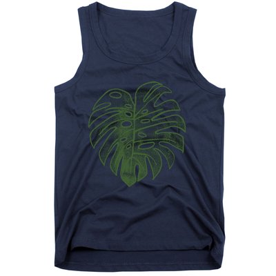 Monstera Funny Crazy Plant Lady Monstera Deliciosa Tank Top