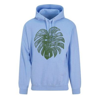 Monstera Funny Crazy Plant Lady Monstera Deliciosa Unisex Surf Hoodie