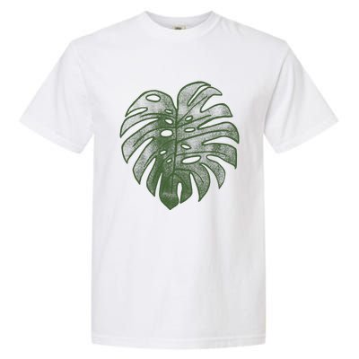 Monstera Funny Crazy Plant Lady Monstera Deliciosa Garment-Dyed Heavyweight T-Shirt