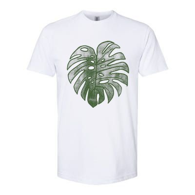 Monstera Funny Crazy Plant Lady Monstera Deliciosa Softstyle CVC T-Shirt