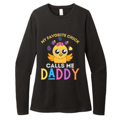 My Favorite Chick Calls Me Daddy Funny Easter Chicks Meaningful Gift Womens CVC Long Sleeve Shirt