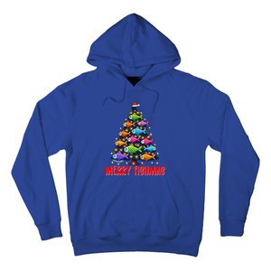 Merry Fishmas Christmas Tree Fishing Fisher Meaningful Gift Hoodie