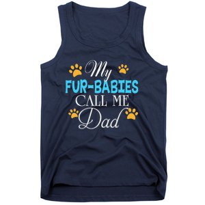 My FurBabies Call Me Dad Dog Cat Lover Mother Father Day Tank Top