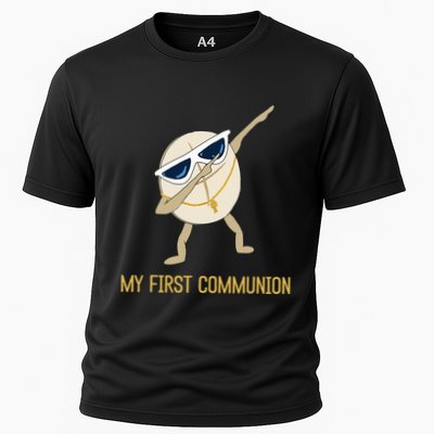 My First Communion Dabbing Wafer 1st Communion Performance Shirt