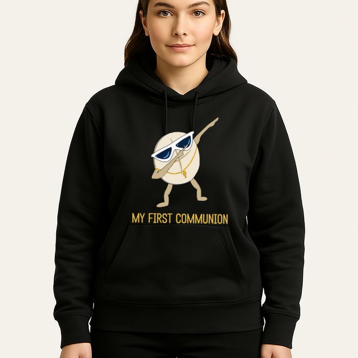 My First Communion Dabbing Wafer 1st Communion Hoodie
