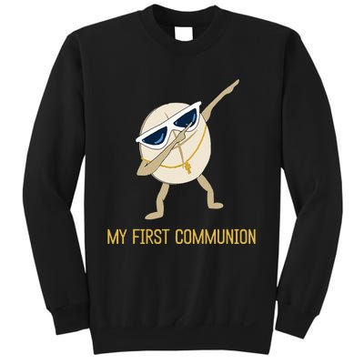 My First Communion Dabbing Wafer 1st Communion Sweatshirt