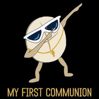 My First Communion Dabbing Wafer 1st Communion Button