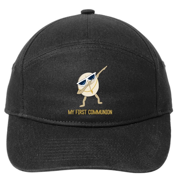 My First Communion Dabbing Wafer 1st Communion 7-Panel Snapback Hat
