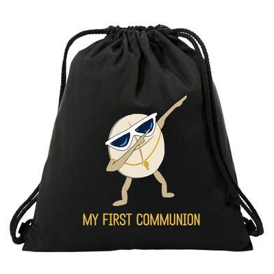 My First Communion Dabbing Wafer 1st Communion Drawstring Bag