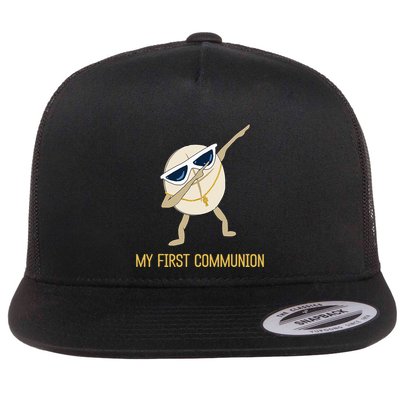 My First Communion Dabbing Wafer 1st Communion Flatbill Hat
