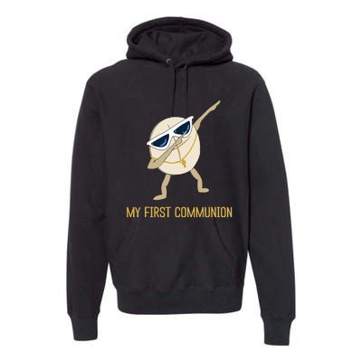 My First Communion Dabbing Wafer 1st Communion Premium Hoodie