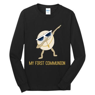 My First Communion Dabbing Wafer 1st Communion Tall Long Sleeve T-Shirt