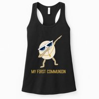 My First Communion Dabbing Wafer 1st Communion Womens Tank Top