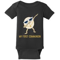 My First Communion Dabbing Wafer 1st Communion Baby Bodysuit