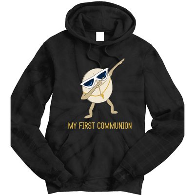 My First Communion Dabbing Wafer 1st Communion Tie Dye Hoodie