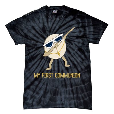 My First Communion Dabbing Wafer 1st Communion Tie-Dye T-Shirt