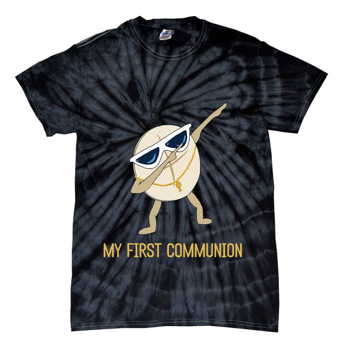 My First Communion Dabbing Wafer 1st Communion Tie-Dye T-Shirt