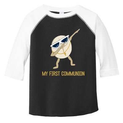 My First Communion Dabbing Wafer 1st Communion Toddler Fine Jersey T-Shirt